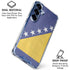 Bosnia and Herzegovina Flag Distressed Galaxy S25 Plus Clear Case