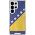 Bosnia and Herzegovina Flag Distressed Galaxy S25 Ultra Clear Case
