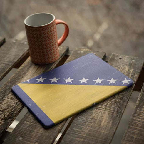 Bosnia and Herzegovina Flag Distressed iPad Skins