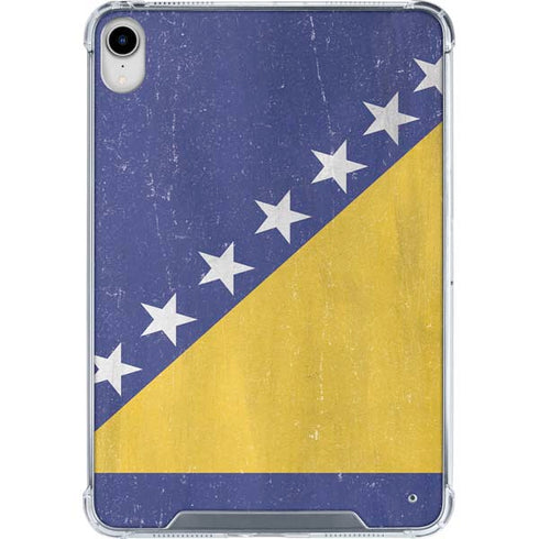 Bosnia and Herzegovina Flag Distressed iPad 11th Gen (2025) Clear Case