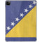 Bosnia and Herzegovina Flag Distressed iPad Pro 11in (2024) Clear Case