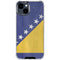 Bosnia and Herzegovina Flag Distressed iPhone 15 Clear Case