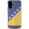 Bosnia and Herzegovina Flag Distressed iPhone 16 Plus Clear Case