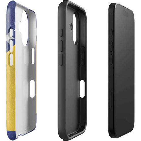 Bosnia and Herzegovina Flag Distressed iPhone 16 Plus Impact Case