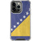 Bosnia and Herzegovina Flag Distressed iPhone 16 Pro Clear Case