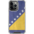 Bosnia and Herzegovina Flag Distressed iPhone 16 Pro Clear Case