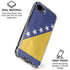 Bosnia and Herzegovina Flag Distressed iPhone 16e Clear Case