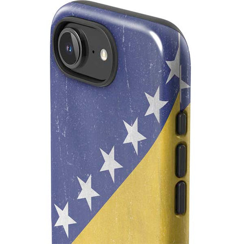 Bosnia and Herzegovina Flag Distressed iPhone 16e Impact Case