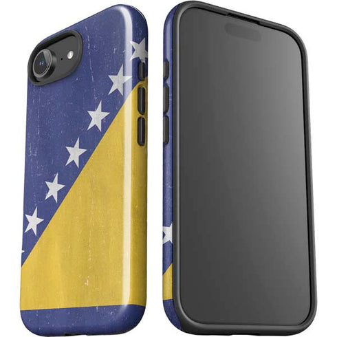 Bosnia and Herzegovina Flag Distressed iPhone 16e Impact Case