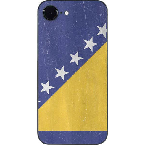 Bosnia and Herzegovina Flag Distressed iPhone 16e Skin