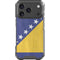 Bosnia and Herzegovina Flag Distressed iPhone 18 Pro Clear Case