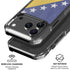 Bosnia and Herzegovina Flag Distressed iPhone 18 Pro Clear Case
