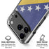 Bosnia and Herzegovina Flag Distressed iPhone 18 Pro Clear Case