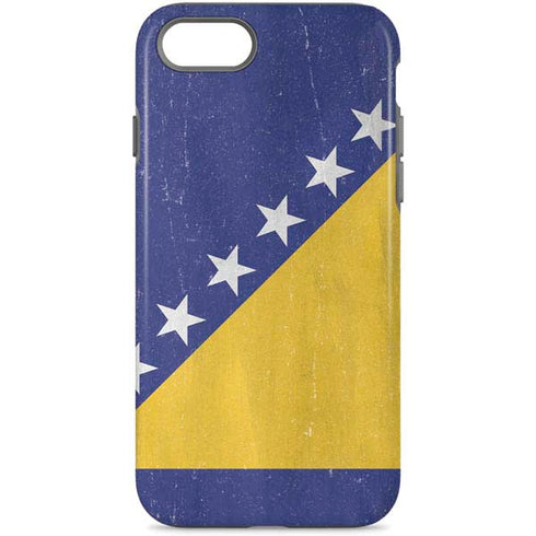 Bosnia and Herzegovina Flag Distressed iPhone Cases