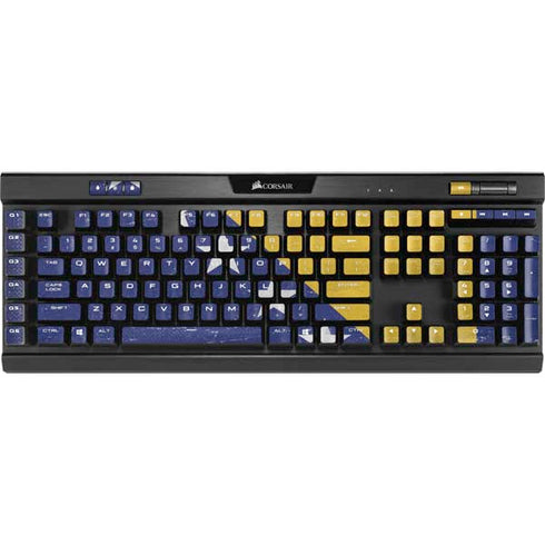 Bosnia and Herzegovina Flag Distressed K95 RGB PLATINUM Mechanical Gaming Keyboard Skin