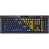 Bosnia and Herzegovina Flag Distressed K95 RGB PLATINUM Mechanical Gaming Keyboard Skin