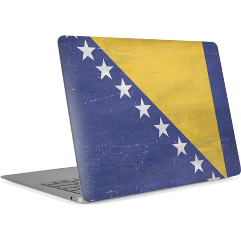 Bosnia and Herzegovina Flag Distressed Apple MacBook Air Skin