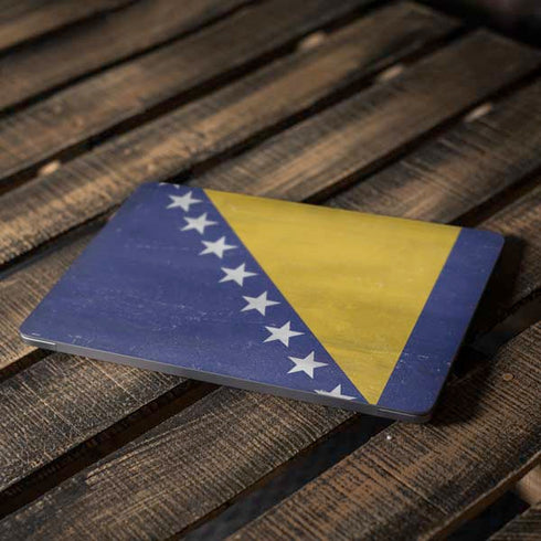 Bosnia and Herzegovina Flag Distressed Apple MacBook Air Skin