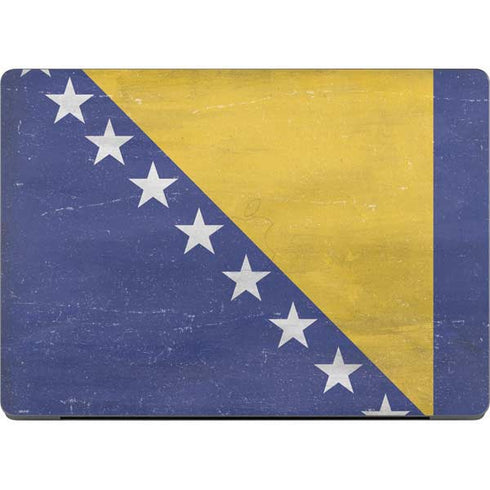 Bosnia and Herzegovina Flag Distressed Apple MacBook Pro 14-inch Skin