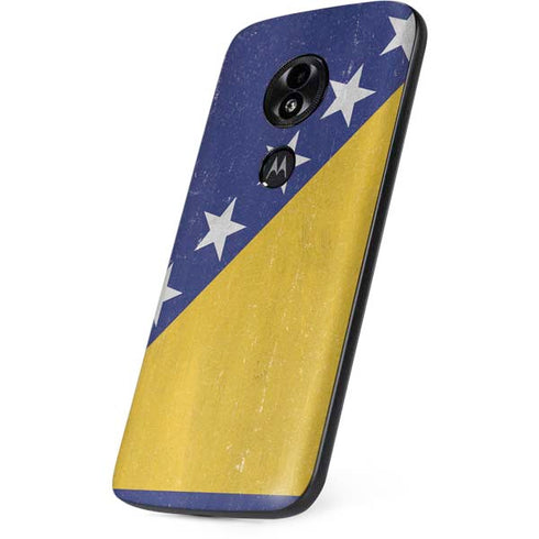 Bosnia and Herzegovina Flag Distressed Moto E5 Play Skin