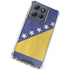 Bosnia and Herzegovina Flag Distressed Moto G 5G (2025) Clear Case