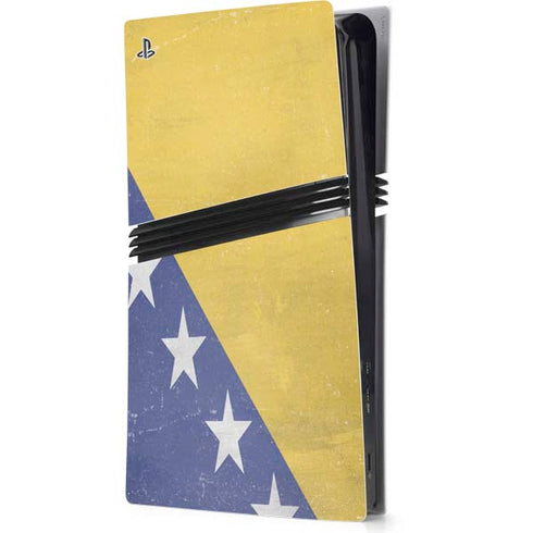 Bosnia and Herzegovina Flag Distressed PlayStation PS5 Skins