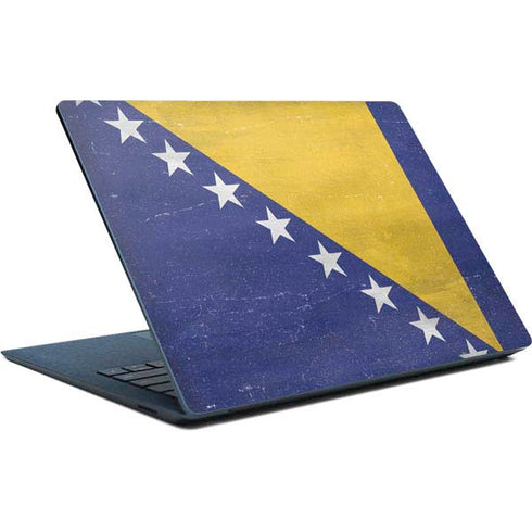 Bosnia and Herzegovina Flag Distressed Surface Laptop Skin
