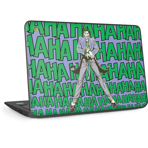 DC Comics The Joker Vintage pose pattern HP Chromebook Skin