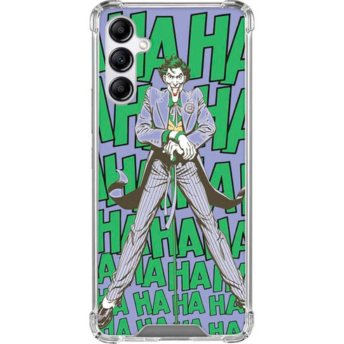 DC Comics The Joker Vintage pose pattern Gabb Phone 4 Clear Case