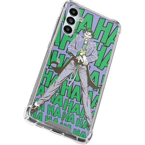 DC Comics The Joker Vintage pose pattern Gabb Phone 4 Clear Case