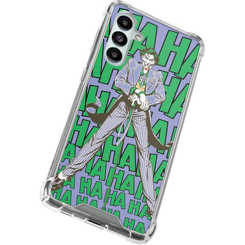 DC Comics The Joker Vintage pose pattern Galaxy A16 5G Clear Case