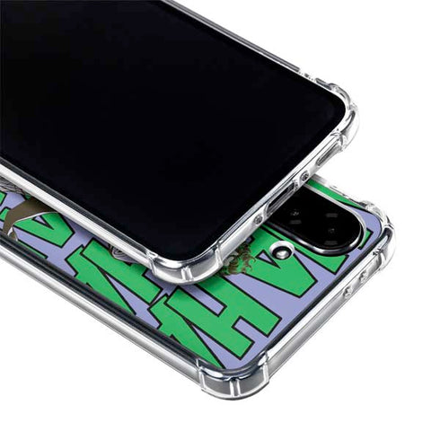 DC Comics The Joker Vintage pose pattern Galaxy A36 5G Clear Case