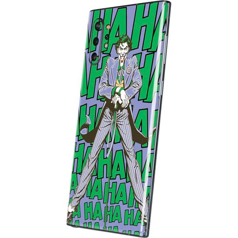 DC Comics The Joker Vintage pose pattern Galaxy Note 10 Plus Skin