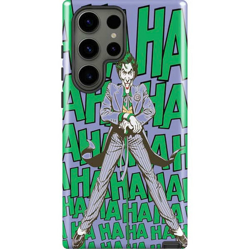 DC Comics The Joker Vintage pose pattern Galaxy S23 Ultra Pro Case