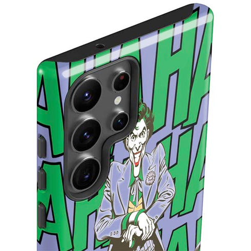 DC Comics The Joker Vintage pose pattern Galaxy S23 Ultra Pro Case
