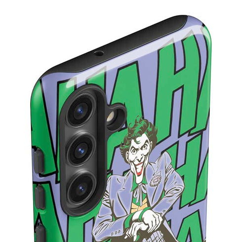 DC Comics The Joker Vintage pose pattern Galaxy S25 Impact Case