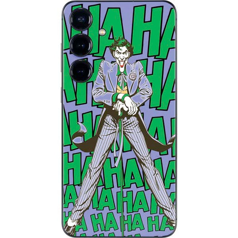 DC Comics The Joker Vintage pose pattern Galaxy S25 Skin