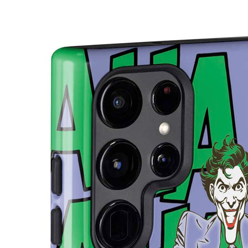 DC Comics The Joker Vintage pose pattern Galaxy S25 Ultra Impact Case