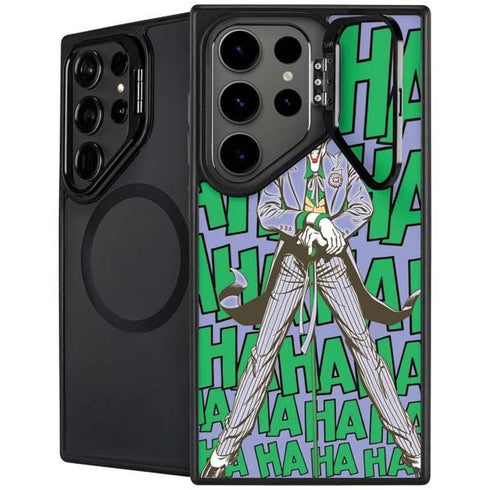 DC Comics The Joker Vintage pose pattern Galaxy Cases