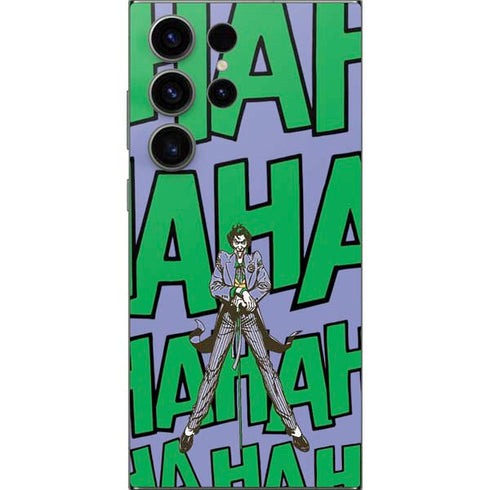 DC Comics The Joker Vintage pose pattern Galaxy S25 Ultra Skin
