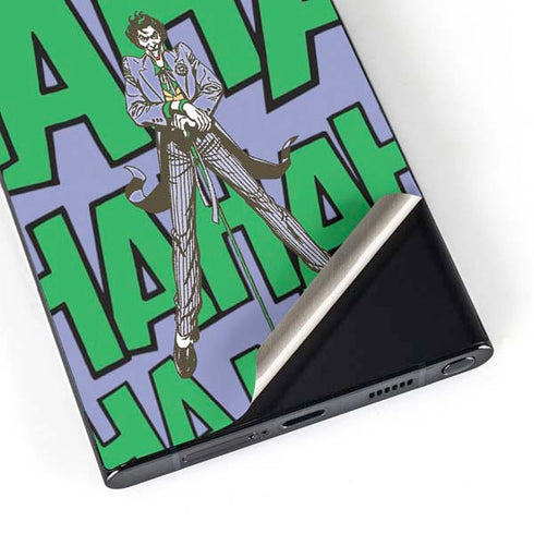 DC Comics The Joker Vintage pose pattern Galaxy S25 Ultra Skin