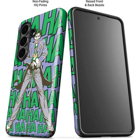 DC Comics The Joker Vintage pose pattern Galaxy S26 Plus Impact Case
