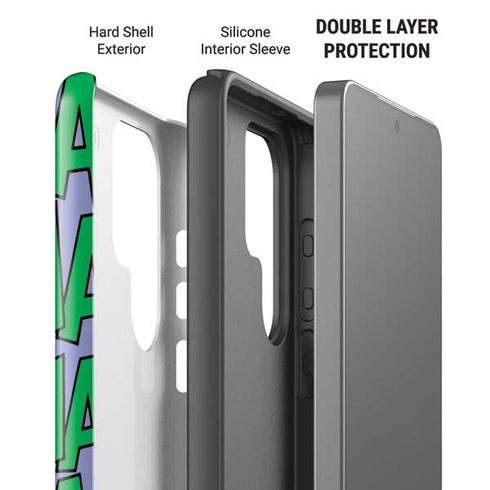 DC Comics The Joker Vintage pose pattern Galaxy S26 Ultra Impact Case