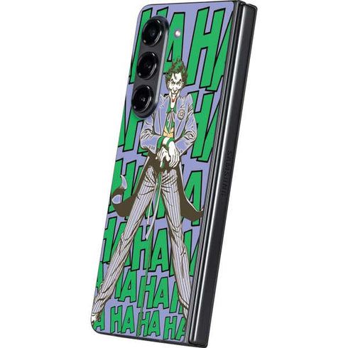DC Comics The Joker Vintage pose pattern Galaxy Z Fold5 5G Skin