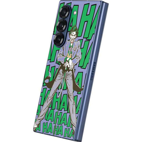 DC Comics The Joker Vintage pose pattern Galaxy Z Fold6 Skin