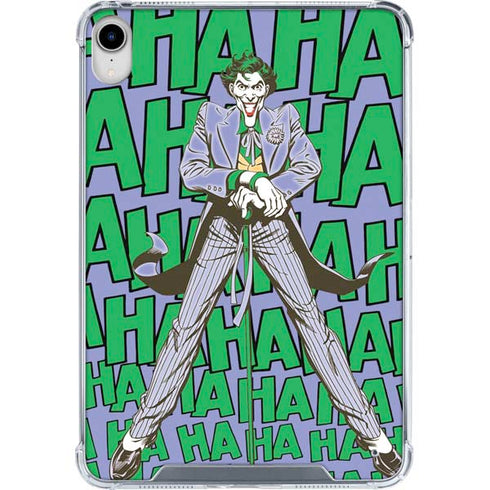 DC Comics The Joker Vintage pose pattern iPad 11th Gen (2025) Clear Case