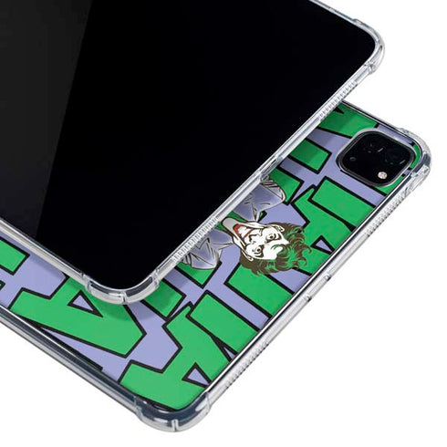 DC Comics The Joker Vintage pose pattern iPad Pro 11in (2024) Clear Case
