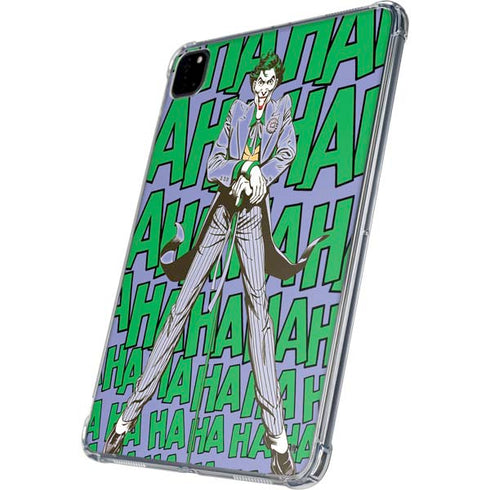DC Comics The Joker Vintage pose pattern iPad Pro 11in (2024) Clear Case
