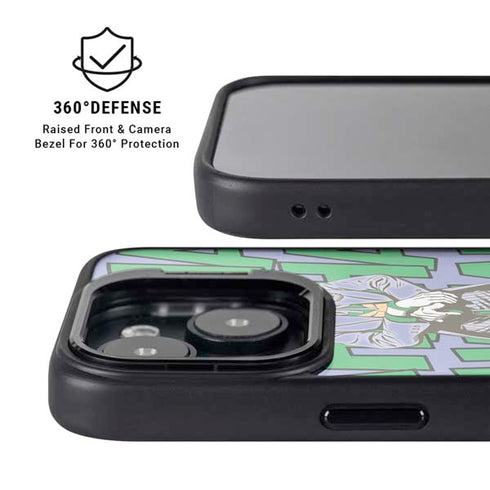 DC Comics The Joker Vintage pose pattern iPhone 14 Kickstand Case