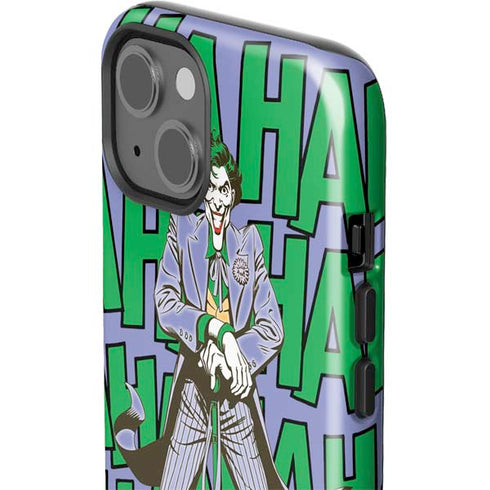 DC Comics The Joker Vintage pose pattern iPhone 15 Impact Case